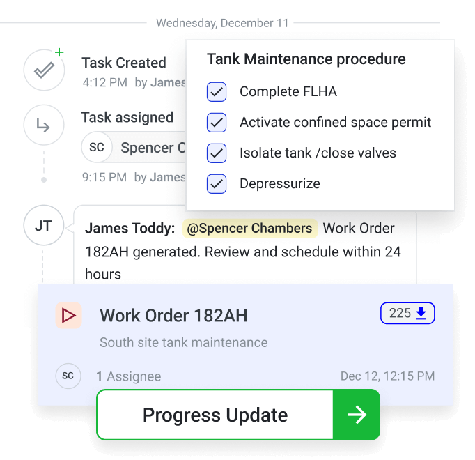 Work Assignments & Timelines